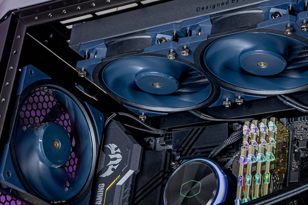 Wentylator COOLER MASTER Mobius 120 OC wydajność chłodzenie łożysko olejowanie RDB ochrona kołysnie kurz