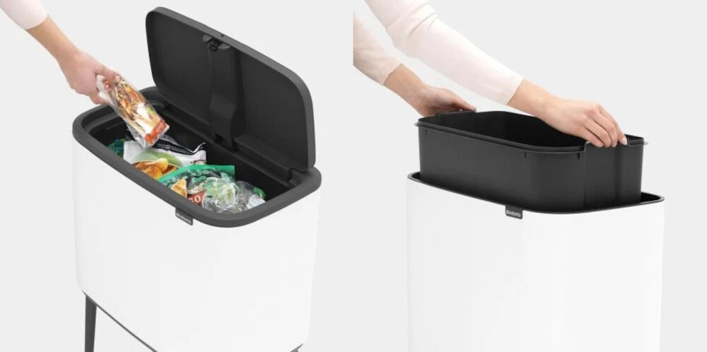Kosz na śmieci BRABANTIA 313509 Bo Touch 36L Biały pojemnosc 36 l
