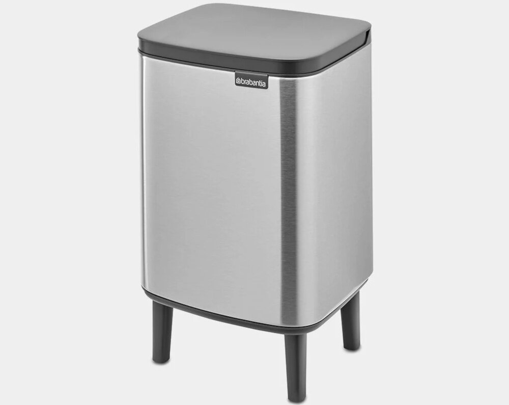Kosz na śmieci BRABANTIA 227189 7L Stalowy Stalowa kolorystyka Solidna konstrukcja