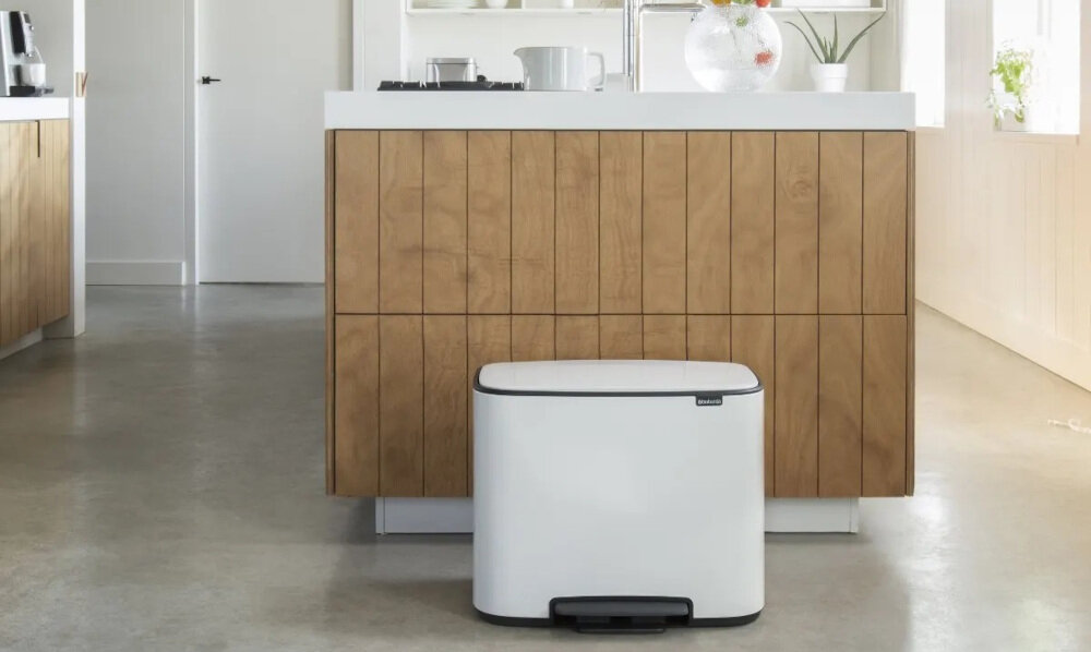 Kosz na śmieci BRABANTIA 121449 36 L Platynowy pojemność solidna konstrukcja wysoka jakosc wykonanie