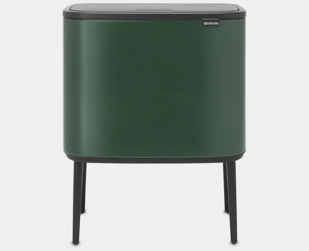 Kosz na śmieci BRABANTIA 304187 Bo Touch Bin 11+23L Zielony dotyk otwieranie uzytkowanie korzystanie wygoda komfort