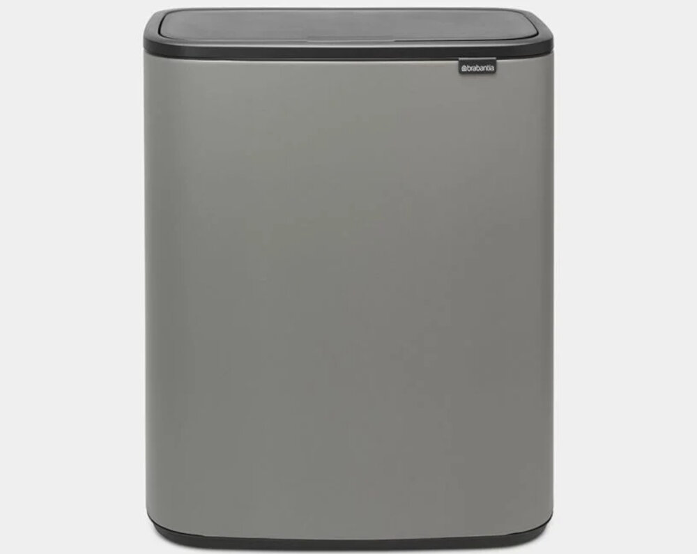 Kosz na śmieci BRABANTIA 223129 Bo Touch Bin 60L Szary Wygodne użytkowanie Solidna konstrukcja wysoka jakosc Wbudowany uchwyt latwe czyszczenie