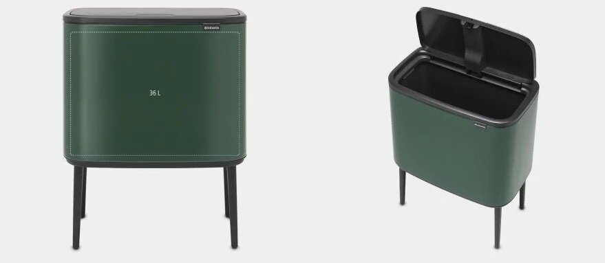 Kosz na śmieci BRABANTIA 304163 Bo Touch Bin 36L Zielony pojemnosc 36 l