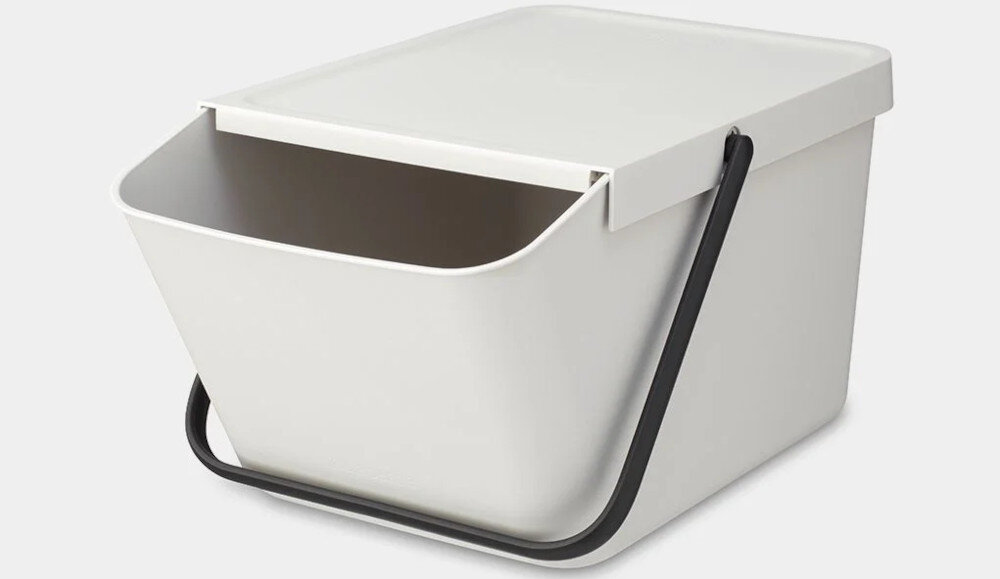 Kosz na śmieci BRABANTIA Sort & Go Stackable 277702 system otwierania i zamykania wygoda komfort latwe czyszczenie