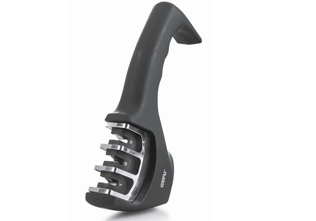 Ostrzalka GEFU Colt skuteczne dzialanie dwustronna konstrukcja precyzja latwe czyszcznie wydajna wysoka jakosc