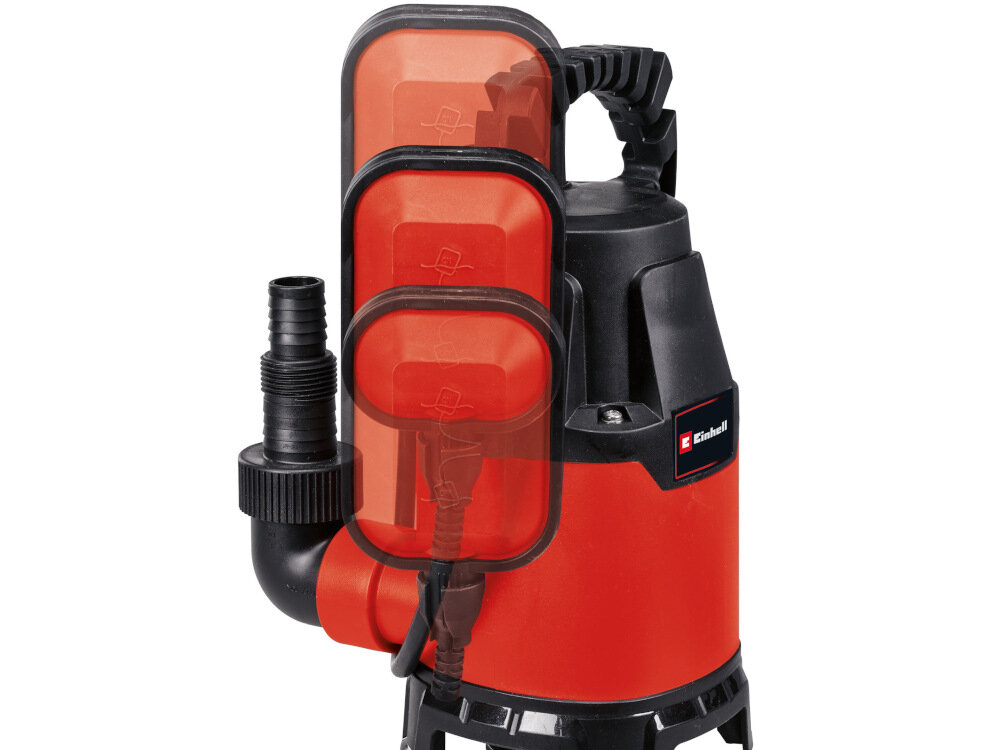 Pompa zanurzeniowa EINHELL GC-DP 3325 bezstopniowy wylacznik plywakowy automatycznie wlacza i wylacza pompe