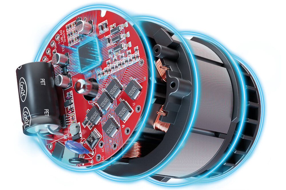 Kosiarka akumulatorowa EINHELL GE-CM 18-32 Li 4803413256 silnk PurePOWER Brushless potezna wydajnosc dlugotrwala zywtonosc pozbawiony szczotek weglowych nie wymaga konserwacji niemal niezniszczalny