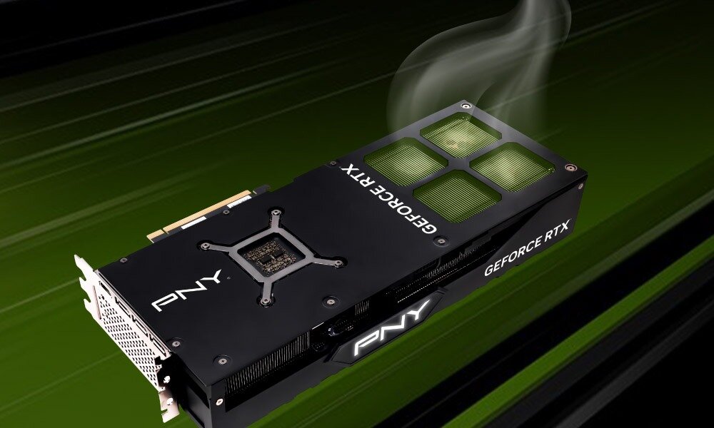 Karta graficzna PNY Gaming Verto GeForce RTX 4090 Triple Fan - Aktywny układ chłodzenia