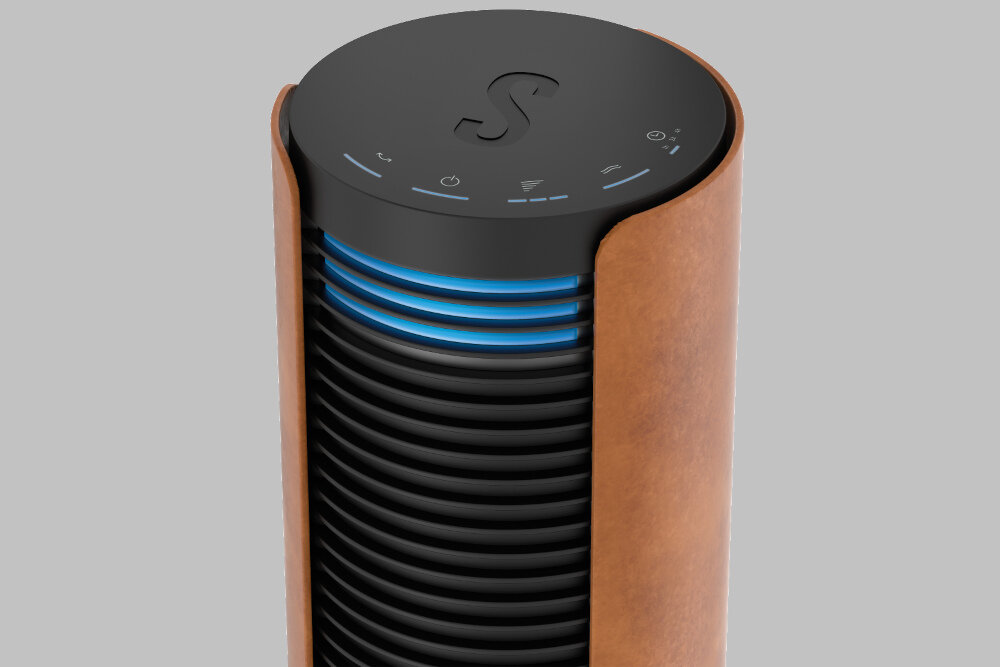 Wentylator STADLER FORM Peter Leatherette 2 tryby pracy Tryb oscylacyjny tryb Naturalnej Bryzy