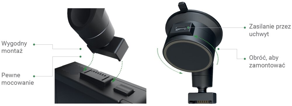 Wideorejestrator NAVITEL R900 4K WIDEO 4K SOCZEWKI REJESTRACJA KĄT WIDZENIA UCHWYT ZASILANIE NAGRANIA SUPERKONDENSATOR