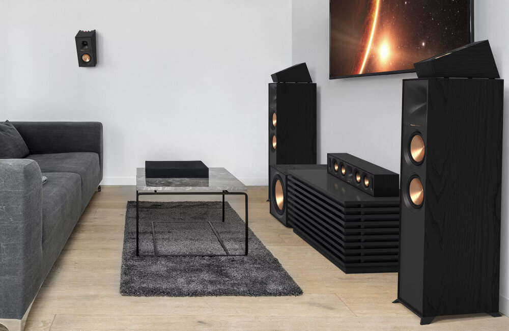 Kolumna głośnikowa KLIPSCH R-600F Czarny (1 szt.) głośniki membrana technologie połączenia dźwięk jakość wytrzymała stylowa obudowa