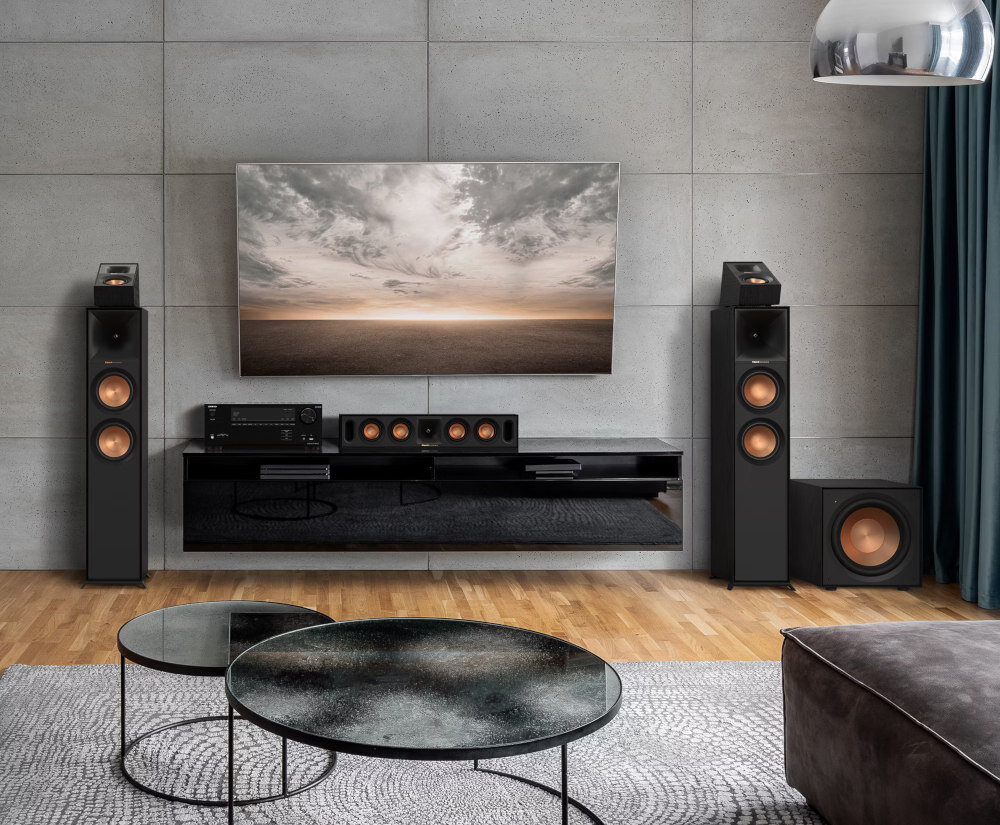 Kolumna głośnikowa KLIPSCH R-600F Czarny (1 szt.) głośniki membrana technologie połączenia dźwięk jakość wytrzymała stylowa obudowa