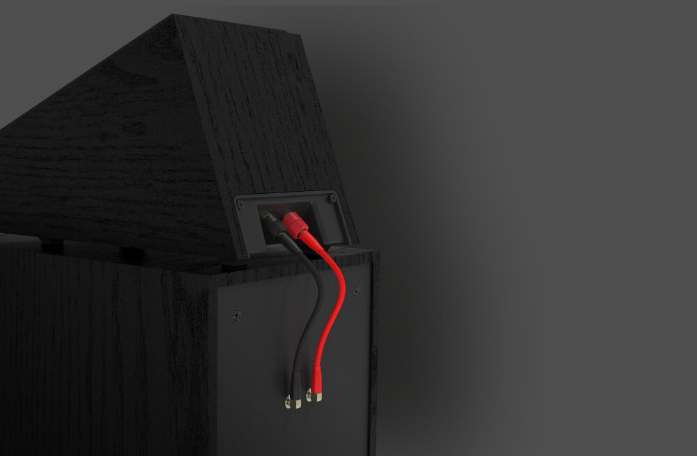 Kolumna głośnikowa KLIPSCH R-600F Czarny (1 szt.) głośniki membrana technologie połączenia dźwięk jakość wytrzymała stylowa obudowa