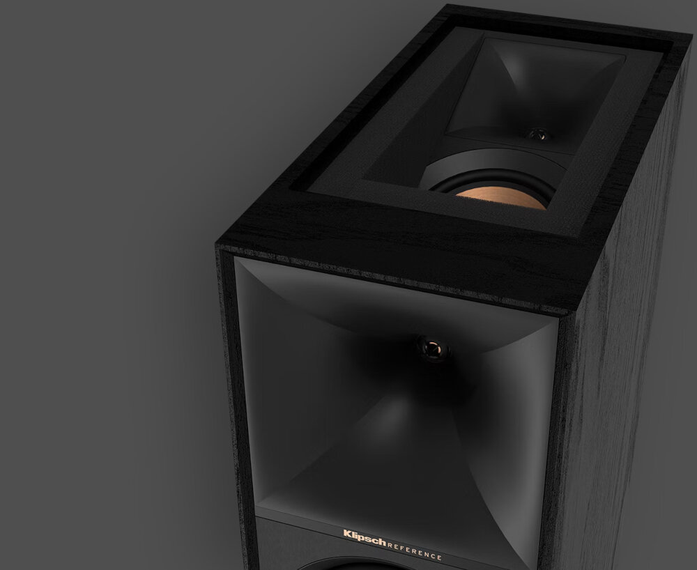 Kolumna głośnikowa KLIPSCH R-605FA Czarny (1 szt.) głośniki membrana technologie połączenia dźwięk jakość wytrzymała stylowa obudowa