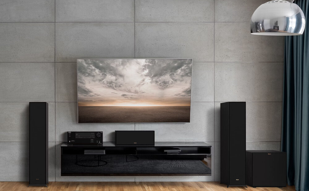 Kolumna głośnikowa KLIPSCH R-605FA Czarny (1 szt.) głośniki membrana technologie połączenia dźwięk jakość wytrzymała stylowa obudowa