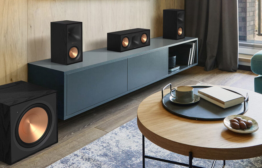 Kolumny głośnikowe KLIPSCH R-50M Czarny (2 szt.) głośniki membrana technologie połączenia dźwięk jakość wytrzymała stylowa obudowa