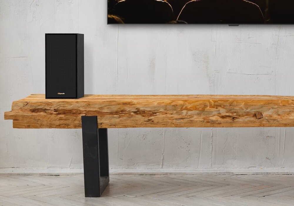 Kolumny głośnikowe KLIPSCH R-40M Czarny (2 szt.) głośniki membrana technologie połączenia dźwięk jakość wytrzymała stylowa obudowa 