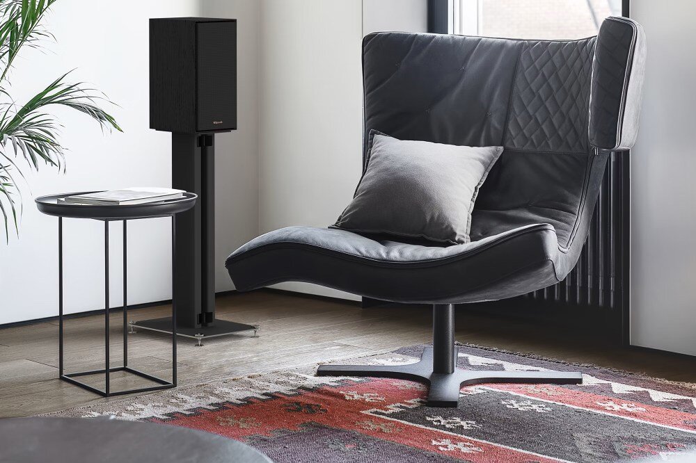 Kolumny głośnikowe KLIPSCH R-40M Czarny (2 szt.) głośniki membrana technologie połączenia dźwięk jakość wytrzymała stylowa obudowa 