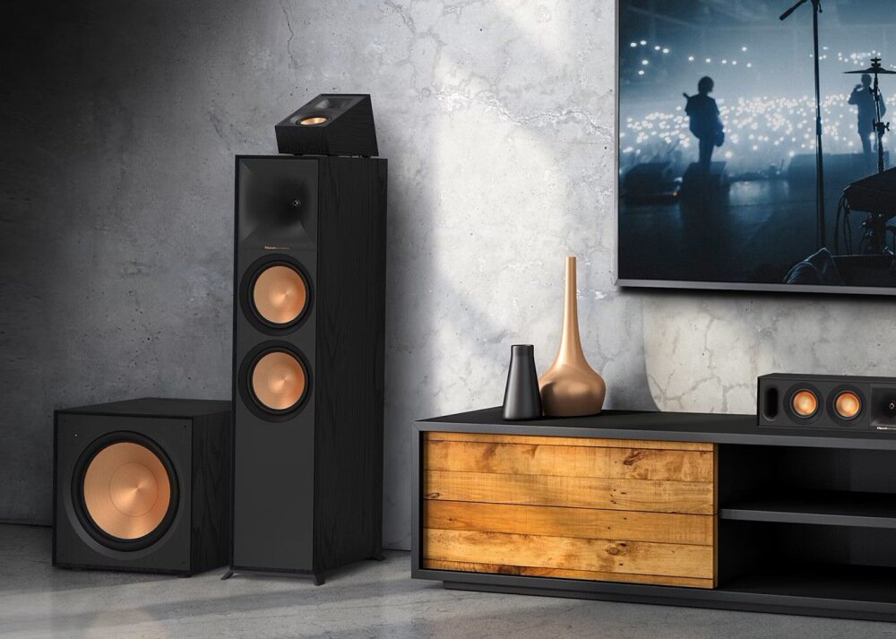 Głośnik centralny KLIPSCH Reference R-30C Czarny (1 szt.) głośniki membrana technologie połączenia dźwięk jakość wytrzymała stylowa obudowa