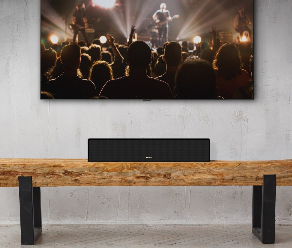 Głośnik centralny KLIPSCH Reference R-30C Czarny (1 szt.) głośniki membrana technologie połączenia dźwięk jakość wytrzymała stylowa obudowa
