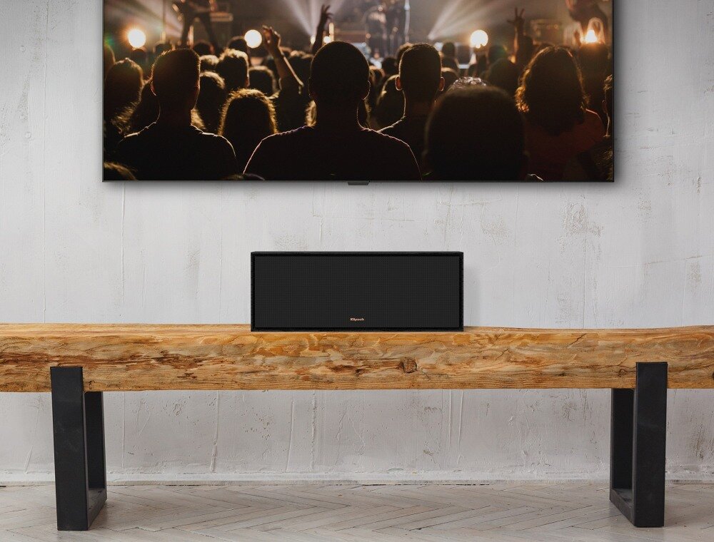 Głośnik centralny KLIPSCH Reference R-50C Czarny (1 szt.) głośniki membrana technologie połączenia dźwięk jakość wytrzymała stylowa obudowa