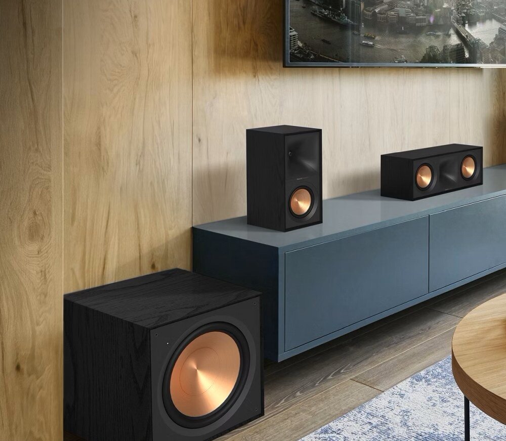 Głośnik centralny KLIPSCH Reference R-50C Czarny (1 szt.) głośniki membrana technologie połączenia dźwięk jakość wytrzymała stylowa obudowa