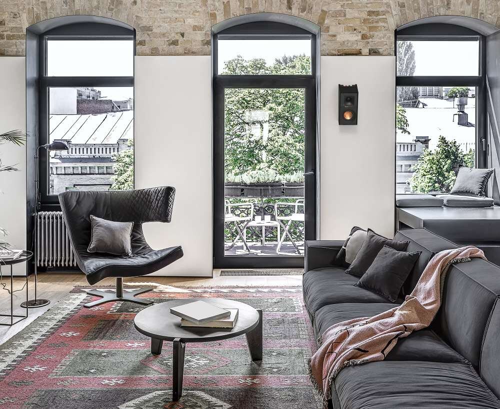 Kolumny głośnikowe KLIPSCH R-40SA Czarny (2 szt.) głośniki membrana technologie połączenia dźwięk jakość wytrzymała stylowa obudowa