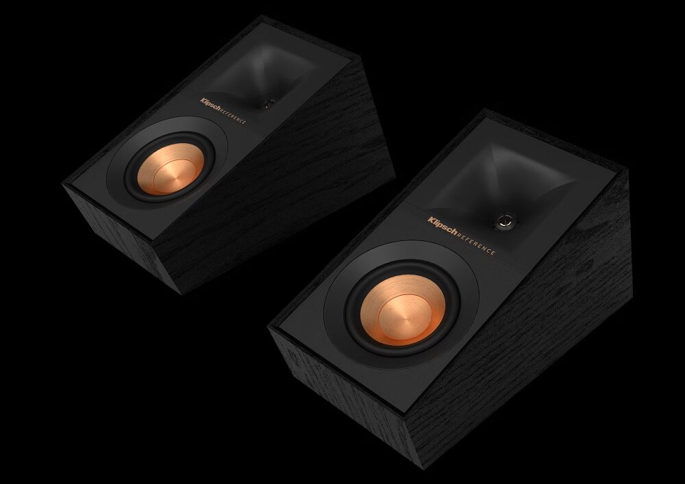 Kolumny głośnikowe KLIPSCH R-40SA Czarny (2 szt.) głośniki membrana technologie połączenia dźwięk jakość wytrzymała stylowa obudowa