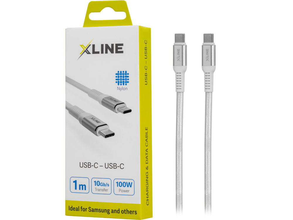 Kabel USB Typ-C - USB Typ-C XLINE 100W 1m Biały długość