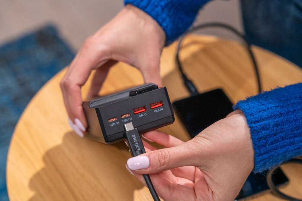 Kabel USB Typ-C - USB Typ-C XLINE 100W 1.5m Quick Charge 4k 5A