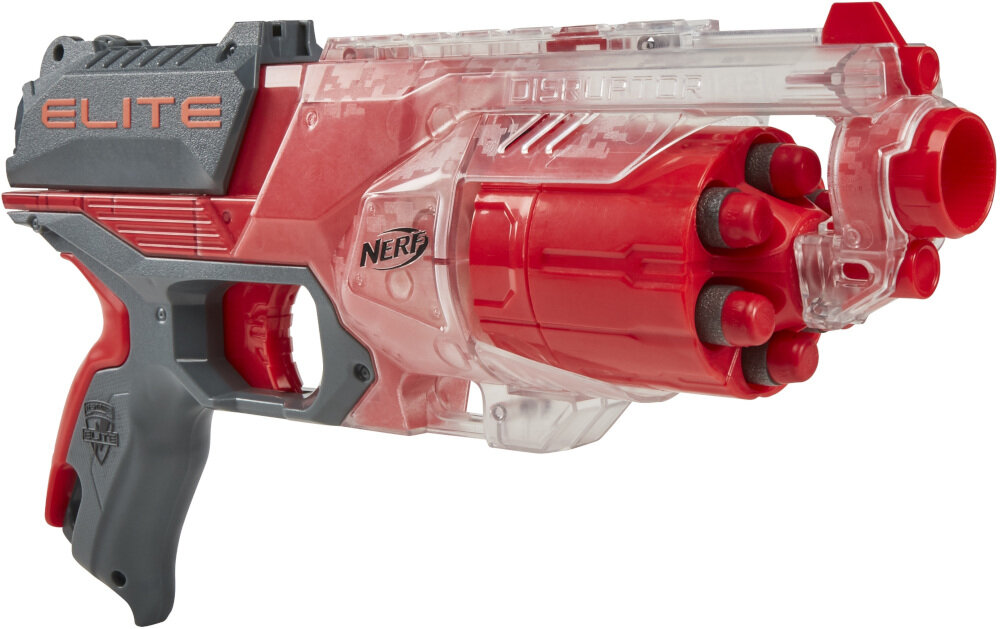 Wyrzutnia Nerf Elite Disruptor Translucent - współzawodnictwo