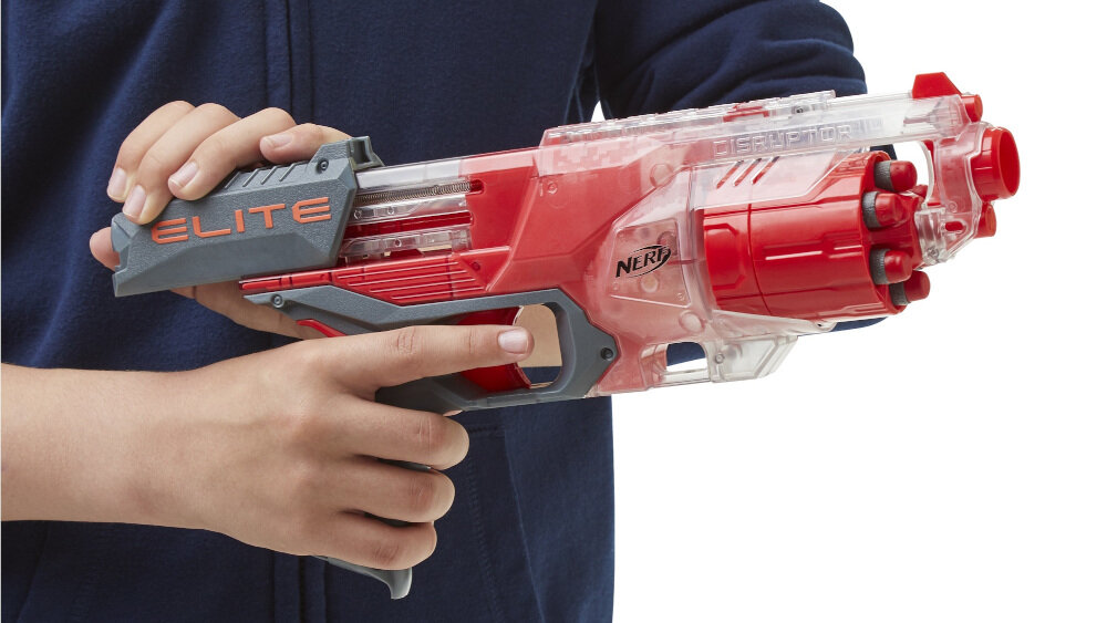 Wyrzutnia Nerf Elite Disruptor Translucent  - wykonanie