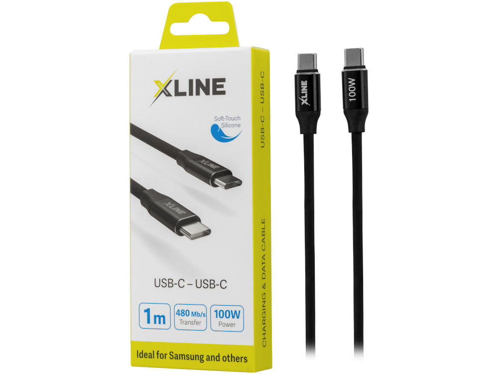 Kabel USB Typ-C - USB Typ-C XLINE 100W 3m 480 Mb/s 5 A Quick Charge