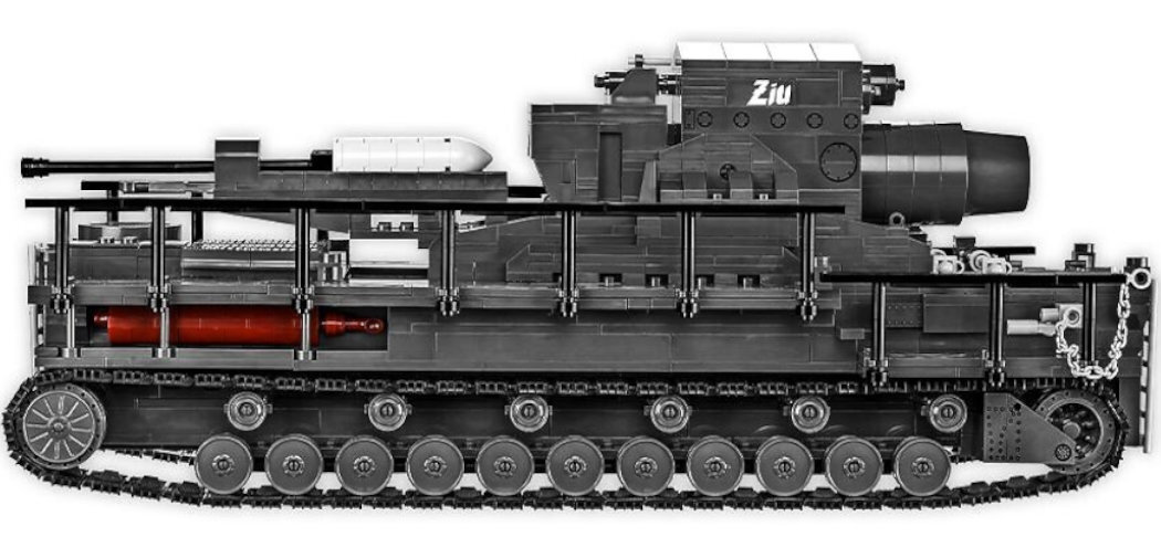 Klocki plastikowe COBI Historical Collection World War II 60 cm Karl Gerät 040 ZIU COBI-2560 gra zabawa realizm historia technologia