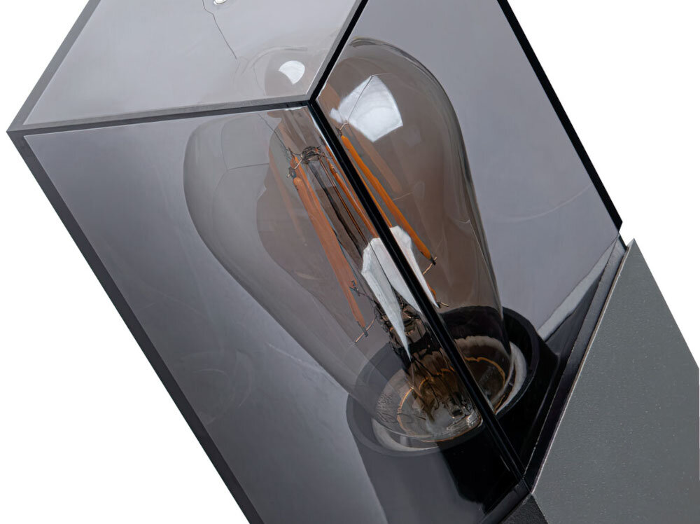 Oprawa ogrodowa KANLUX Laven 80 GR prosty minimalistyczny ksztalt dyskretna efektowna forma obudwa z wysokiej jakosci stopu aluminium wysokosc 80 cm