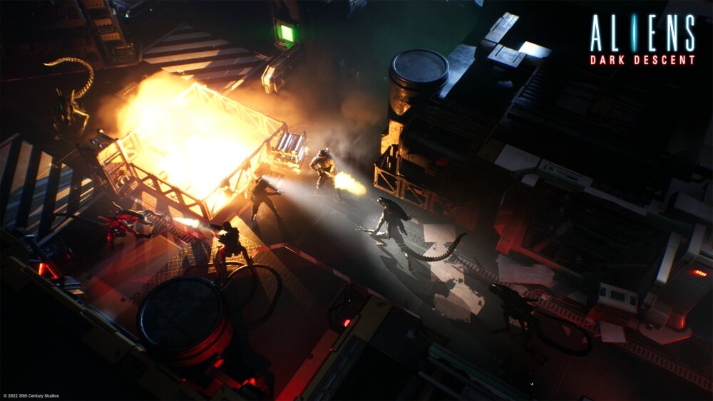 Aliens: Dark Descent Gra taktyka drużyna epidemia atak