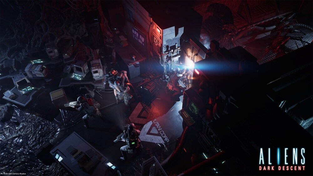 Aliens: Dark Descent Gra taktyka drużyna epidemia atak