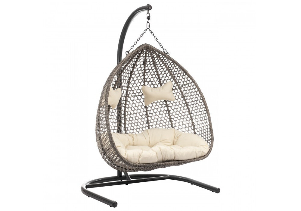 Fotel podwieszany MIRPOL Grenada MIR-B9129-2 uwalnia od stresu i napięcia delikatne kołysanie