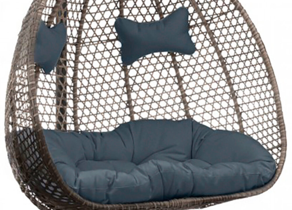 Fotel podwieszany MIRPOL Grenada MIR-B9129-2 miękkie poduszki dwie poduszki pod głowę