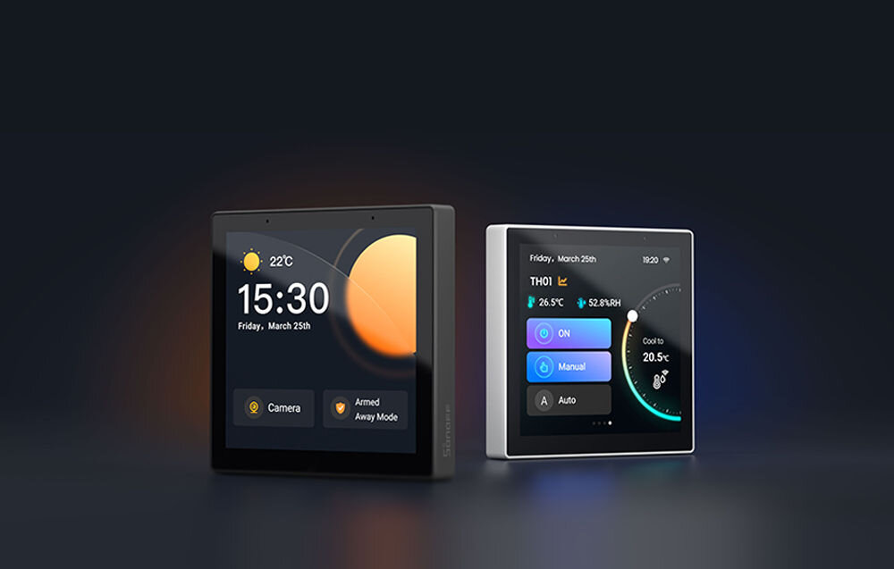 Przełącznik ścienny SONOFF NSPanel Pro czarny Wi-Fi/ZigBee/Bluetooth sterowanie wifi bluetooth