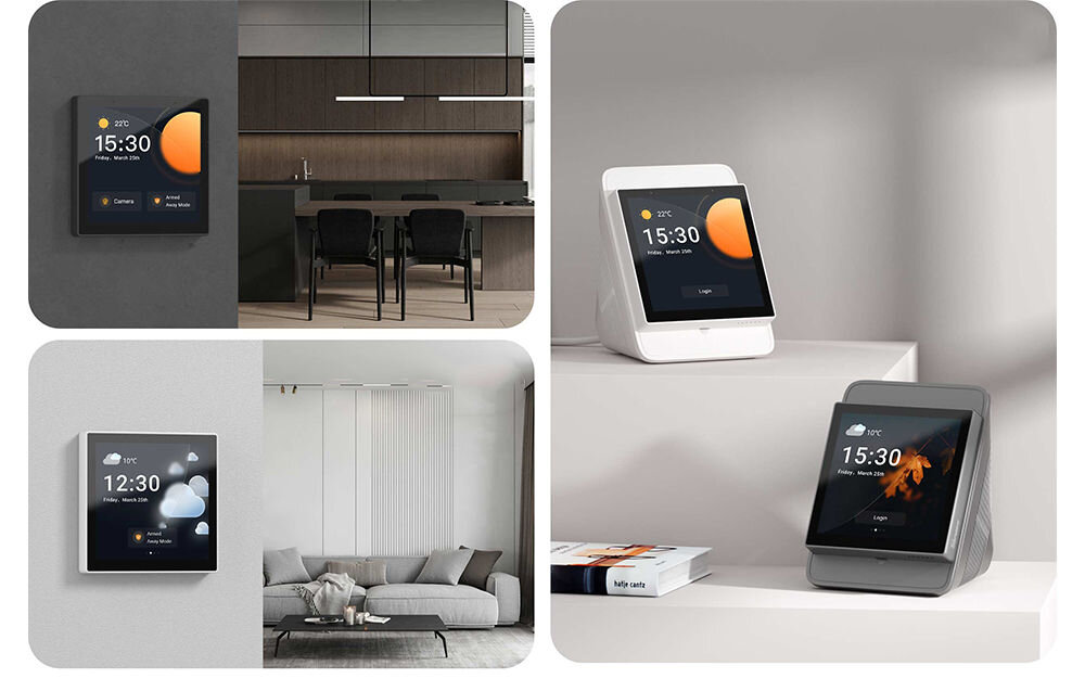 Przełącznik ścienny SONOFF NSPanel Pro czarny Wi-Fi/ZigBee/Bluetooth kompatybilność kontrola zużycia energii