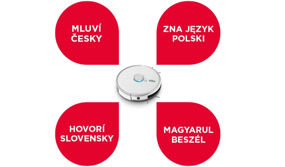 Robot sprzatajacy CONCEPT VR3205 3w1 Perfect Clean Laser UVC Y-wash mowi po polsku