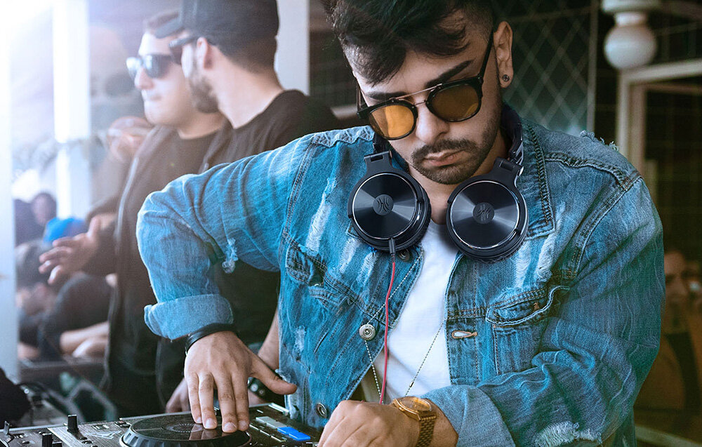 Słuchawki nauszne ONEODIO Pro 10 dzwiek srednica efekty