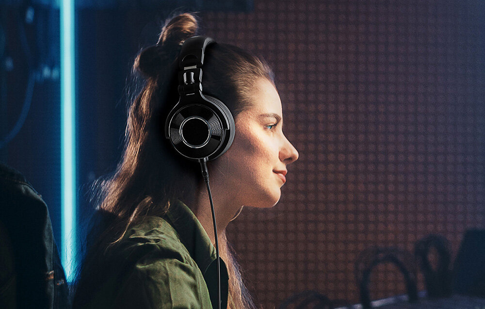 Słuchawki nauszne ONEODIO Monitor 60 jakosc dzwiek przetworniki srednica