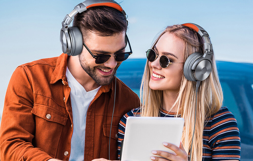 Słuchawki nauszne ONEODIO Pro 50 dzwiek jakosc przetworniki praca 