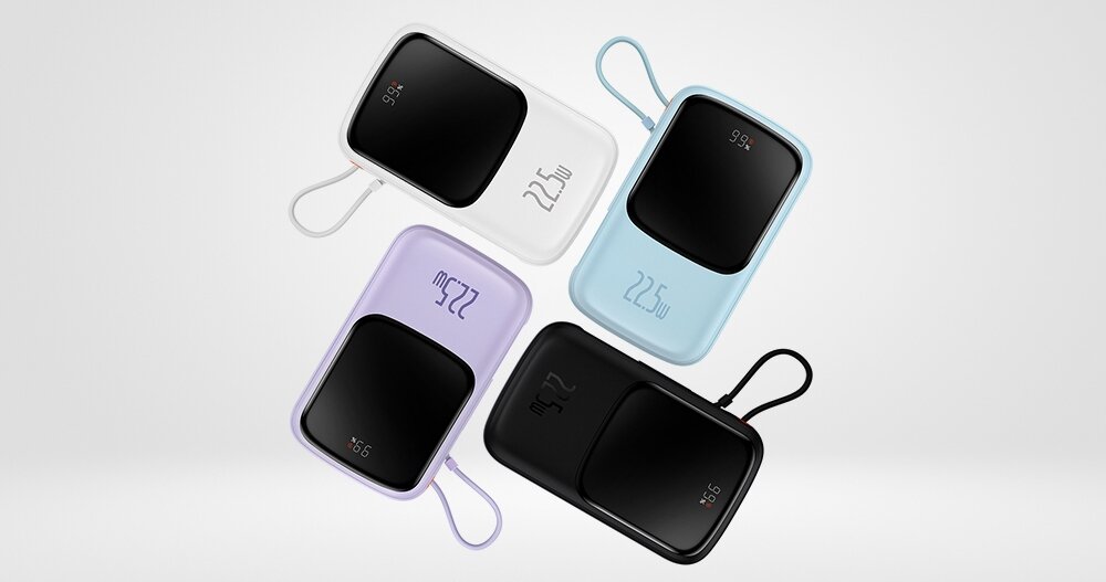 Powerbank BASEUS Qpow Pro 10000mAh 22.5W Biały Urządzenia moc ładowanie wymiary bateria pojemność bezpieczeństwo lekkość wygoda