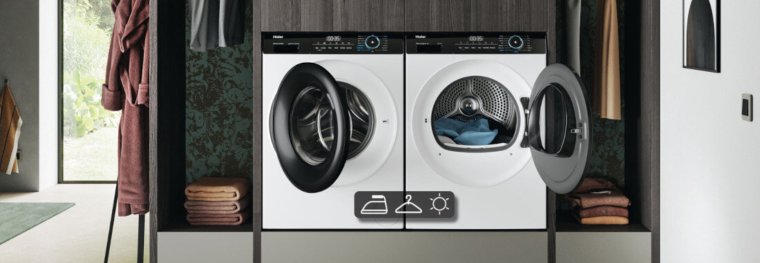 Suszarka HAIER I-Pro 3 HD80-A2939-S Trzy stopnie temperatury suszenia
