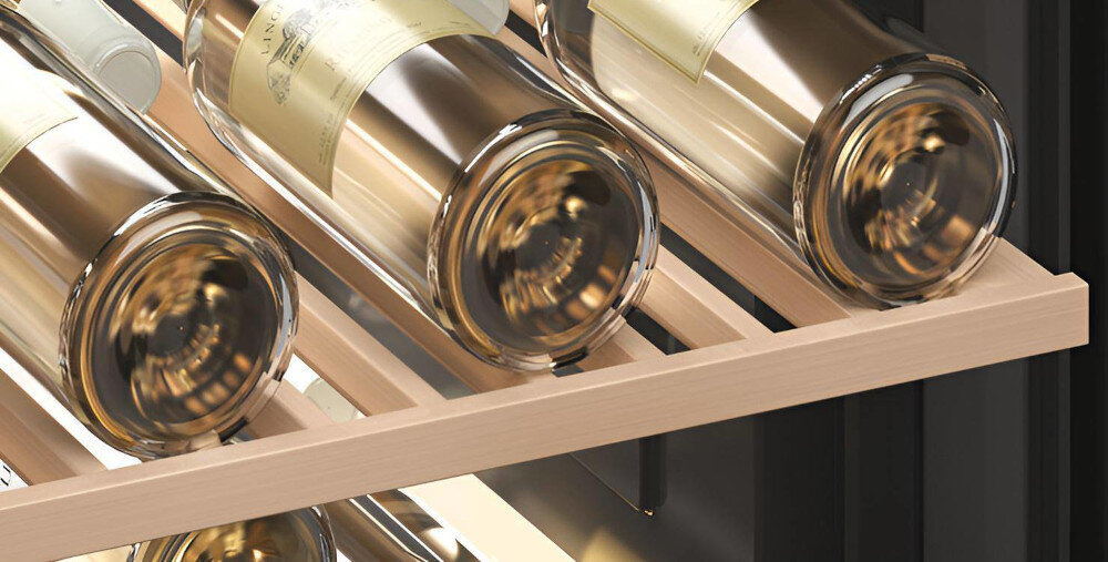 CHŁODZIARKA DO WINA HAIER HWS247GGU1 półki drewniane bambus