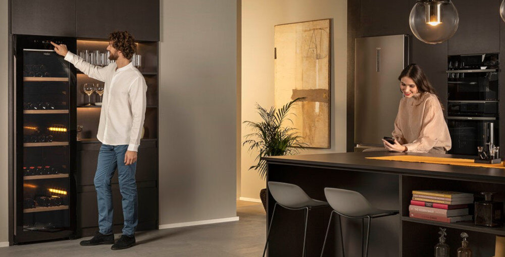 CHŁODZIARKA DO WINA HAIER HWS247GGU1 filtr oczyszczanie powetrza wnętrze filtr węglowy