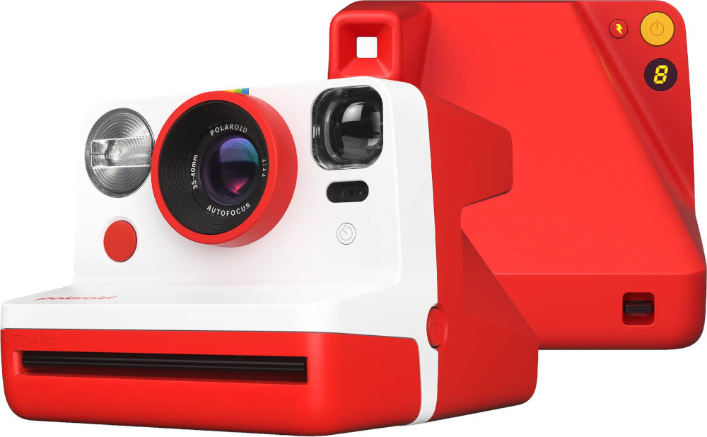 Aparat POLAROID Now Czerwony wygląd wykonanie design
